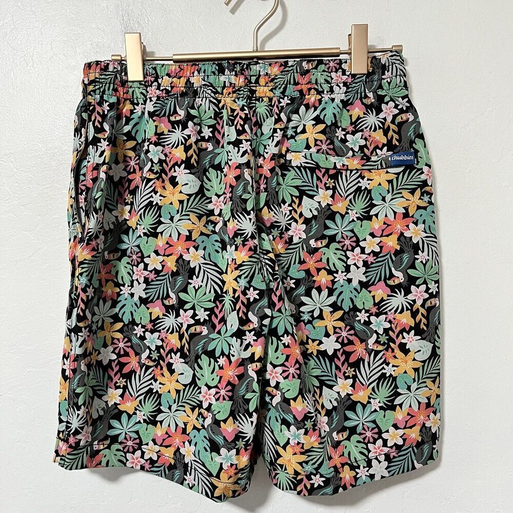 Chubbies The Bloomerangs 7" Swim Trunks Size S Bl… - image 2